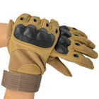 Тактичні рукавиці розмір XL койот - зображення 5