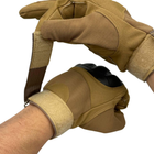 Тактичні рукавиці розмір XL койот - зображення 7