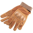 Тактичні рукавички із закритими пальцями койот - зображення 5
