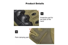 Тактические перчатки Олива XL (Т-01-XL) Tactical Belt - изображение 3