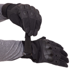 Тактические перчатки размер M черные - изображение 5