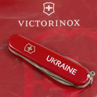 Складаний ніж Victorinox SPARTAN UKRAINE Ukraine біл. 1.3603_T0140u - зображення 4