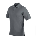 Жіноча футболка UTL Polo Shirt - TopCool Lite Helikon-Tex Shadow Grey XXL Чоловіча тактична - зображення 1