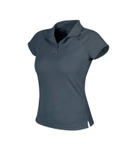 Жіноча футболка Woman's UTL Polo Shirt - TopCool Lite Helikon-Tex Shadow Grey XL - зображення 1