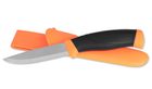 Кишеньковий ніж Morakniv Companion Orange, stainless steel помаранчевий (2305.00.94) - зображення 2