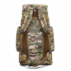Тактичний військовий рюкзак сумка на плечі 70 л камуфляж - зображення 6