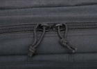 Дволямковий плечовий рюкзак туристичний похідний швидкознімний 45 л OXFORD 900D із системою вентиляції та сіткою MOLLE бічні стяжки чорний - зображення 13