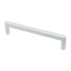 Ручка DC DL42/128 белый матовый мебельная металлическая