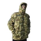 Парку чоловіча тактична для військових та армії Combat SoftShell, куртка військова 3XL Зелена - зображення 10