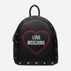 Рюкзак жіночий Love Moschino Borsa Saffiano Pu Nero JC4369PP0EKG Чорний (8054400323285)