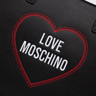 Damska shopperka Love Moschino Borsa Saffiano Pu Nero JC4368PP0EKG Black (8054400639225) - obraz 3