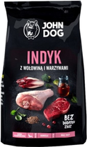 Сухий корм John Dog Turkey with Beef 12 кг (5903246843842)