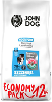 Sucha karma John Dog Good Form Puppy Chicken with beef 12 kg (5903246847109) - obraz 1