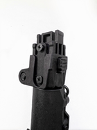 Приклад АК 74 АК 47 складной телескопический + антабка и пистолетная ручка черный - изображение 5