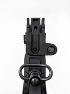 Приклад АК 74 АК 47 складаний телескопічний + антабка та пістолетна ручка чорний - зображення 8