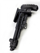 Приклад АК 74 АК 47 складаний телескопічний + антабка та пістолетна ручка чорний - зображення 9