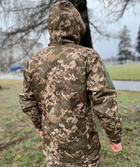 Куртка тактична чоловіча з мебраною військова з капюшоном бушлат софтшел SoftShell M - зображення 4