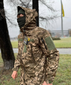 Куртка тактична чоловіча з мебраною військова з капюшоном бушлат софтшел SoftShell 3XL - зображення 7