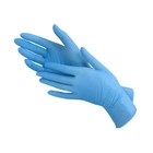 Перчатки нитриловые Medicom Vitals Blue смотровые текстурированные без пудры голубые размер M 100 шт (3 г.) - изображение 2