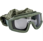 Очки тактические маска защитные для стрельбы балистические ЗСУ (3 стекла в комплекте) Олива - изображение 7