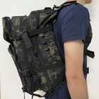 Тактичний рюкзак на 40л BPT9-40 чорний мультикам - зображення 3