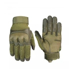 Тактические перчатки с пальцами Gloves FF 4 олива размер M - изображение 4