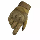Тактичні перчатки з пальцями Gloves FF 3 койот розмір L - зображення 9