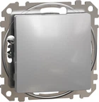1-клавишный переключатель Schneider Electric Sedna Design Алюминий (SDD113106)