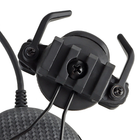 Навушники активні тактичні Active Helmet Headset Black - изображение 4