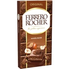 Шоколадка Ferrero Rocher Haselnuss Original зі шматочками фундуку та горіховим кремом 90 г