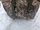 Рюкзак баул 100 літрів військовий тактичний армійський баул колір Піксель 3249 - зображення 5