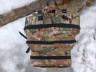 Військовий рюкзак на 60 літрів із системою MOLLE ЗСУ тактичний рюкзак колір мультикам - зображення 9