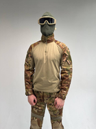 Военная тактическая форма комплект одежды G3 с защитными накладками Рип-стоп Мультикам L - изображение 3