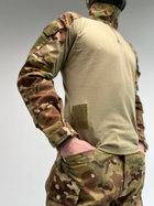 Военная тактическая форма комплект одежды G3 с защитными накладками Рип-стоп Мультикам L - изображение 4