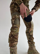 Военная тактическая форма комплект одежды G3 с защитными накладками Рип-стоп Мультикам L - изображение 6
