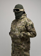 Военная тактическая зимняя куртка Softshell Зеленый Мультикам M - изображение 3