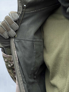 Військова тактична зимова куртка Softshell Зелений Мультикам S - зображення 7