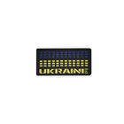 Шеврон на липучке Laser Cut UMT Флаг Украины 4х8 см РипСтоп