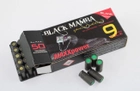 Пістолетні холості патрони MaxxPower Blank Rounds Black Mamba 9 мм 400 Bar, 50 штук - изображение 3