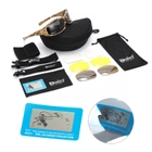 Защитные тактические армейские спортивные очки Daisy X7 Хамелеон -4 сменных линзы + чехол - изображение 7
