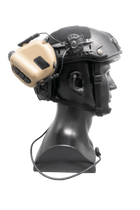 Активні навушники EARMOR M32H for ARC Helmet Rails койот - изображение 3