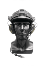 Активні навушники EARMOR M32H for ARC Helmet Rails олива - изображение 3