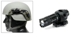 Адаптер крепления для фонарика на боковую рельсу шлема 20 мм Черный - изображение 2
