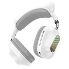 Наушники беспроводные с микрофоном bluetooth HOCO Skill ESD13 |BT5.3, Type-C, 7h, TF, FM| LED RGB подсветка кошачьи ушки