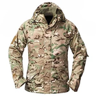 Куртка тактична зимова військова мультикам ріп-стоп розмір XL Код 24-0005 - зображення 4