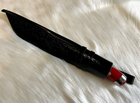 Нож пчак подарочный экземпляр Prezent Узбецкие традиции с инкрустацией 10Д 29см - изображение 3
