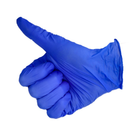 Нітрилові рукавички Mercator Nitrylex Basic розмір S сині (50 пар) - зображення 3