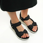 Жіночі сандалі Imac 158470 0916/011 37 23.8 см Чорні (1584703370350) - зображення 4