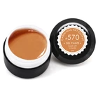 Гель-фарба CANNI 570 оранжево-карамельна, 5 ml