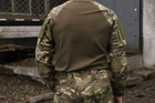 Тактичний військовий одяг. Чоловіча бойова сорочка Убакс (UBACS) з довгим рукавом мультикам розмір 68 (BEZ-2211) - зображення 5